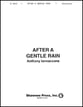 After a Gentle Rain Concert Band sheet music cover